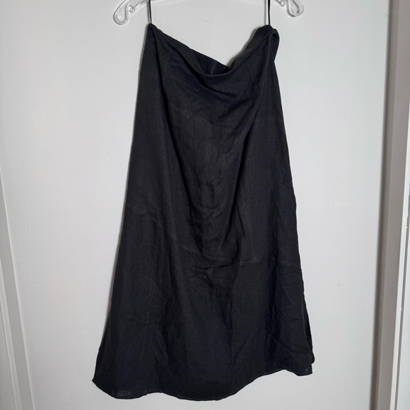 Massimo Dutti Charcoal A-Line Skirt - Picture 4 of 7